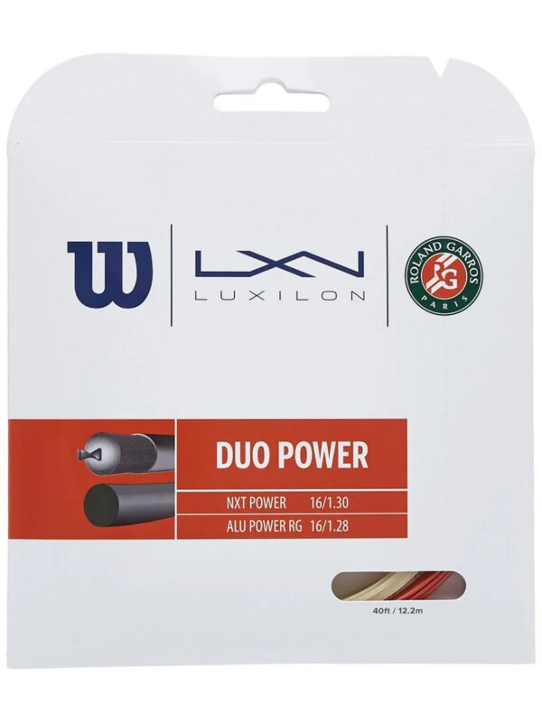 Wilson Duo Power Roland Garros String Set 1.3016 Wilson Duo Power Roland Garros String