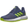 Adidas Court Jam xJ Junior Shoe - Blue Green_1 Adidas Court Jam xJ Junior Shoe - Blue/Green