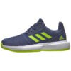 Adidas Court Jam xJ Junior Shoe - Blue Green_2 Adidas Court Jam xJ Junior Shoe - Blue/Green