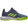 Adidas Court Jam xJ Junior Shoe - Blue Green_3 Adidas Court Jam xJ Junior Shoe - Blue/Green
