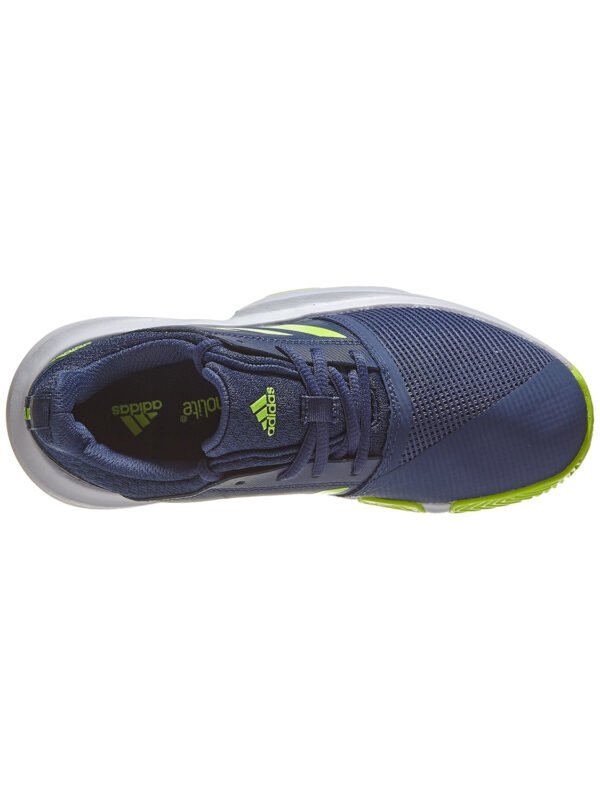 Adidas Court Jam xJ Junior Shoe - Blue Green_5 Adidas Court Jam xJ Junior Shoe - Blue/Green
