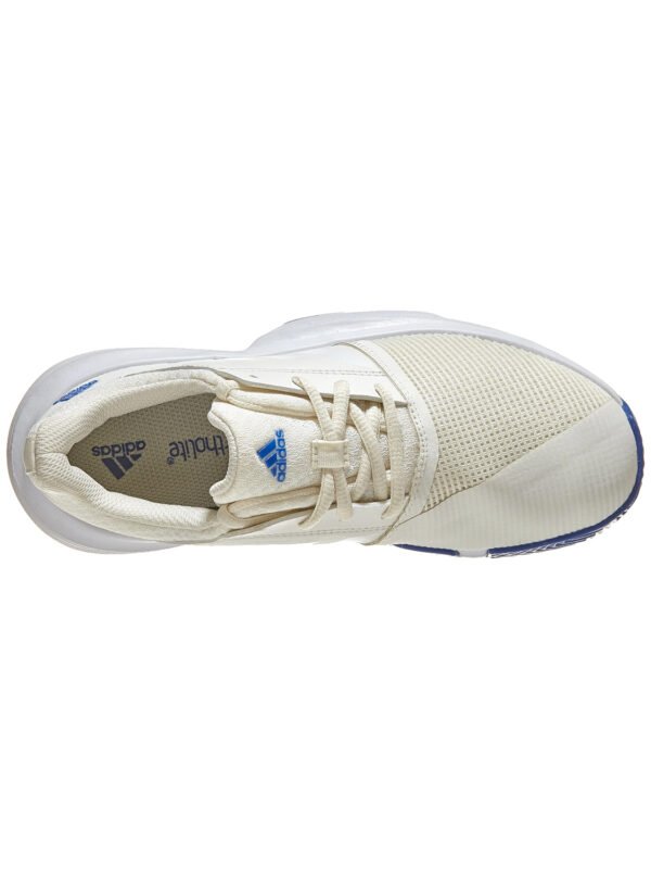Adidas Court Jam xJ Junior Shoe - Off White/Blue