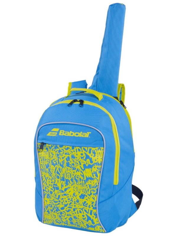Babolat Club Junior Tennis Backpack- Blue Yellow_1 Babolat Club Junior Tennis Backpack- Blue/Yellow