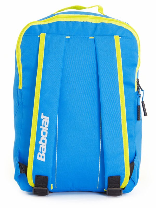 Babolat Club Junior Tennis Backpack- Blue Yellow_3 Babolat Club Junior Tennis Backpack- Blue/Yellow