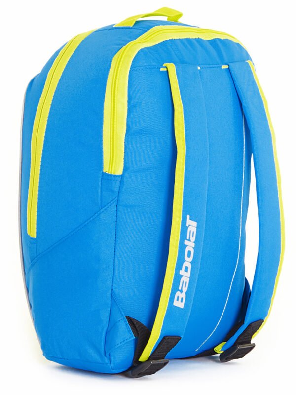 Babolat Club Junior Tennis Backpack- Blue Yellow_4 Babolat Club Junior Tennis Backpack- Blue/Yellow