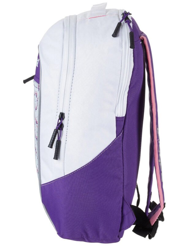 Babolat Club Junior Tennis Backpack- White Purple_2 Babolat Club Junior Tennis Backpack- White/Purple