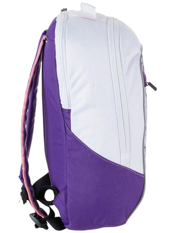 Babolat Club Junior Tennis Backpack- White Purple_4 Babolat Club Junior Tennis Backpack- White/Purple
