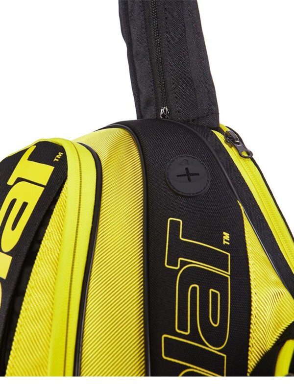 Babolat Pure Aero Backpack Bag - Yellow Black_7 Babolat Pure Aero Backpack Bag - Yellow/Black