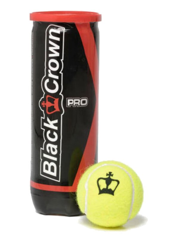 Black Crown Padel Balls_1 Black Crown Padel Balls – Can of 3 Balls