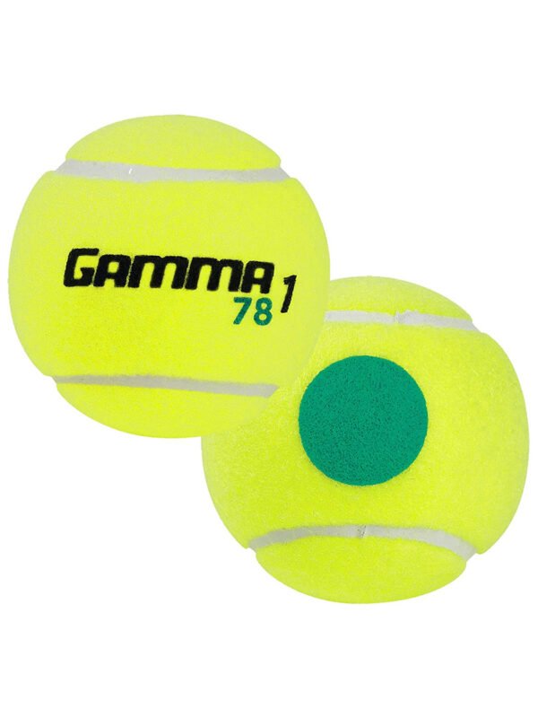 Head Padel PRO Balls – Can of 3 Balls_2 Gamma 78' Green Dot Balls (Can of 3 Balls) - For Juniors Ages 12y and Over