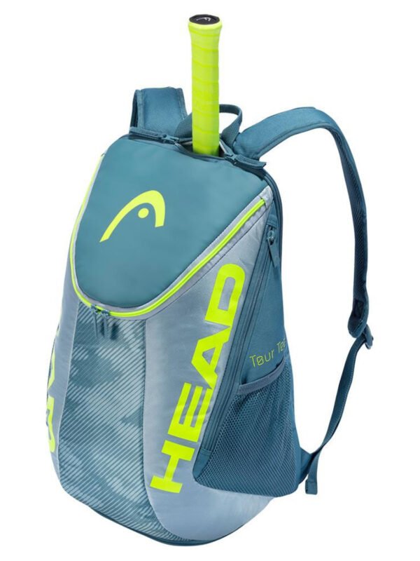 Head Tour Team Extreme Tennis Backpack – Grey Yellow_2 Head Tour Team Extreme Tennis Backpack – Grey/Yellow