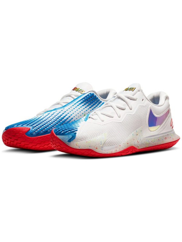 Nike Air Zoom Vapor Cage 4 Mens Shoe - White Blue_1 Nike Air Zoom Vapor Cage 4 Men's Shoe - White/Blue