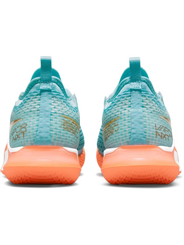 Nike React Vapor NXT Womens Shoe - Light Blue Gold_4 Nike React Vapor NXT Women's Shoe - Light Blue/Gold