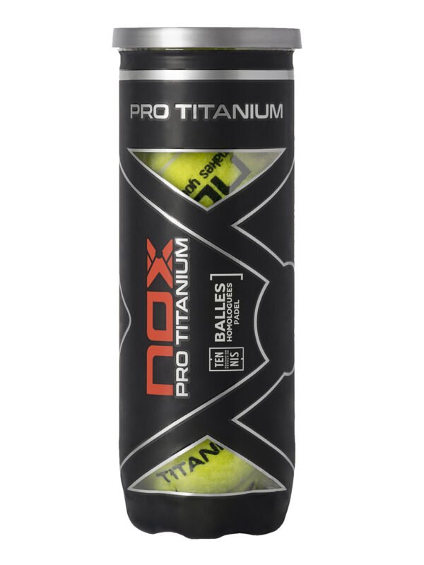 Nox Pro Titanium Padel Balls_1 Nox Pro Titanium Padel Balls – Can of 3 Balls