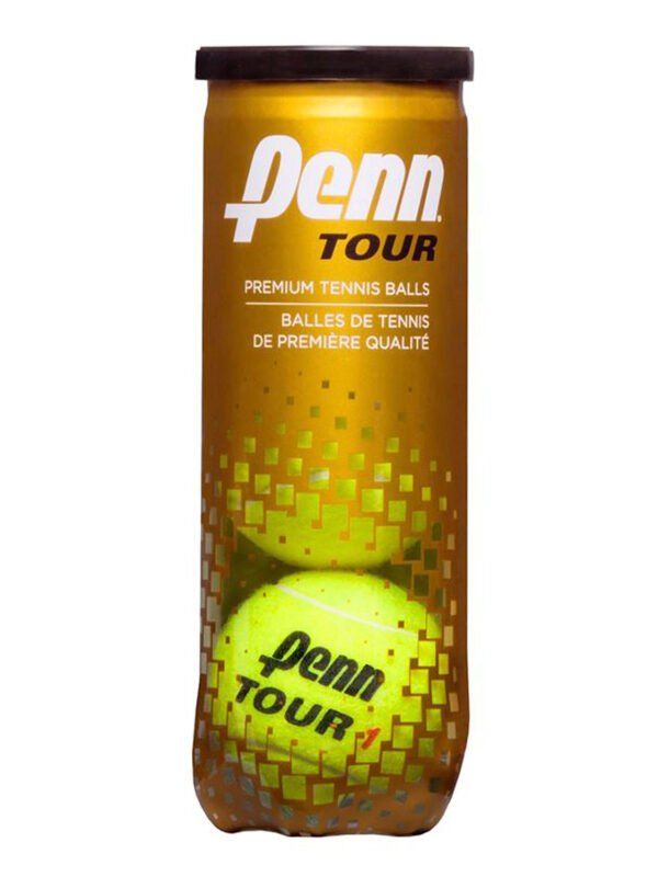 Penn Tour Extra Duty Tennis Balls - Can of 3 Balls_1 Penn Tour Extra Duty Tennis Balls - Can of 3 Balls