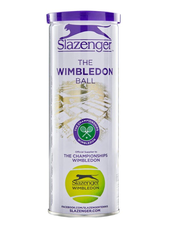 Slazenger Wimbledon Tennis Ball - Can of 3 Balls_1 Slazenger Wimbledon Tennis Ball - Can of 3 Balls