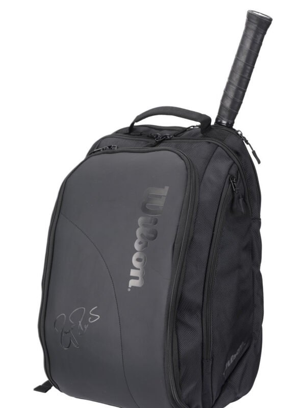 Wilson Federer DNA Backpack Bag - Black_4 Wilson Federer DNA Backpack Bag - Black