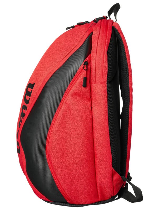 Wilson Federer DNA Backpack Bag - Red Black_2 Wilson Federer DNA Backpack Bag - Red