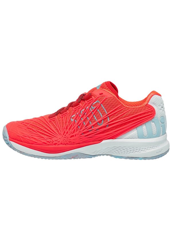 Wilson Kaos Womens Shoes - Red Coral White_2 Wilson Kaos Women's Shoes - Red Coral/White