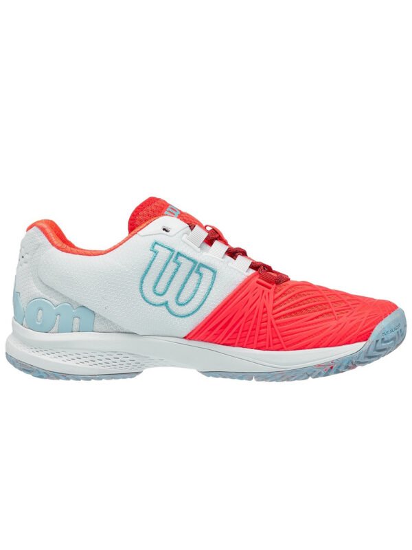 Wilson Kaos Womens Shoes - Red Coral White_3 Wilson Kaos Women's Shoes - Red Coral/White
