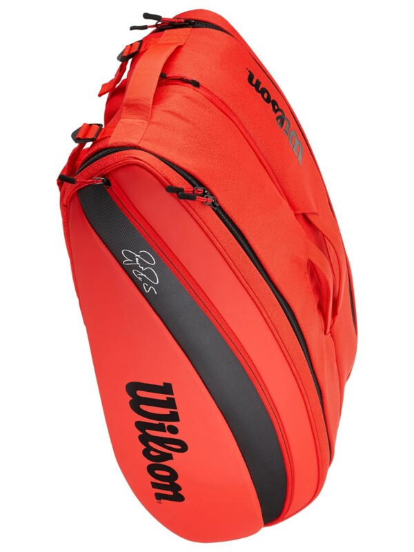 Wilson RF DNA 12 Pack Tennis Bag - Red_1_1 Wilson RF DNA 12 Pack Tennis Bag - Red