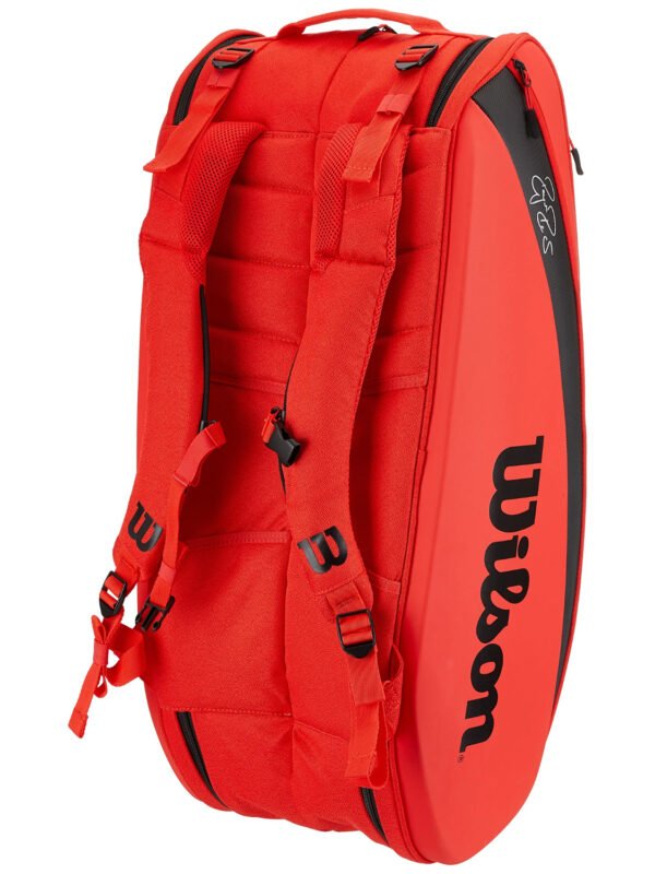 Wilson RF DNA 12 Pack Tennis Bag - Red_3 Wilson RF DNA 12 Pack Tennis Bag - Red