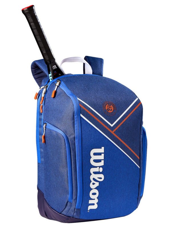 Wilson Roland Garros Backpack Bag - Blue_2 Wilson Roland Garros Backpack Bag - Blue