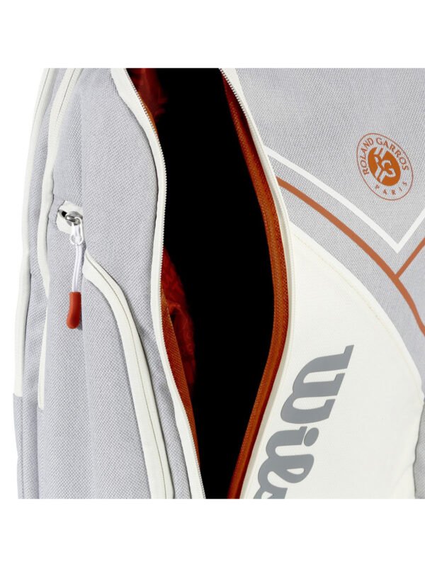 Wilson Roland Garros Backpack Bag - Grey_6 Wilson Roland Garros Backpack Bag - Grey