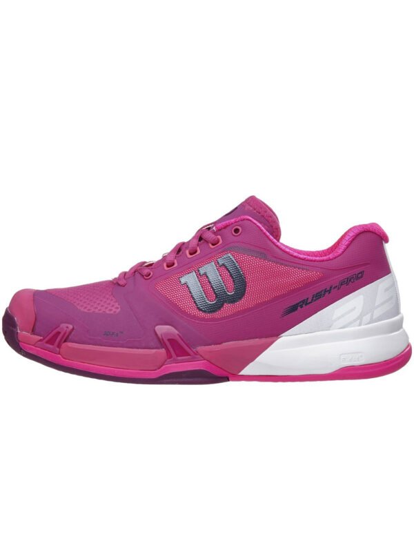 Wilson Rush Pro Womens Shoe - Berry_2 Wilson Rush Pro Women's Shoe - Berry