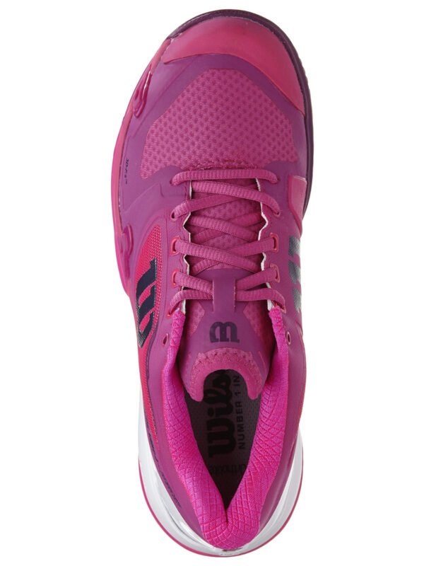Wilson Rush Pro Womens Shoe - Berry_4 Wilson Rush Pro Women's Shoe - Berry