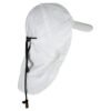 Adams Lightweight UV Nylon Cap with Cape - White