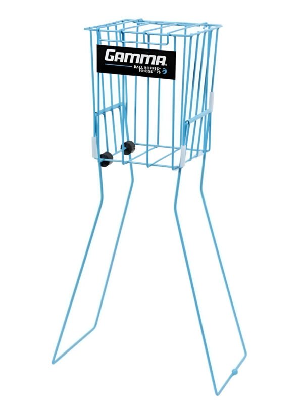 Gamma Ballhopper Hi-Rise wWheels 75 Balls Blue_2 Gamma Pick Up Basket (75 Balls) - With Wheels