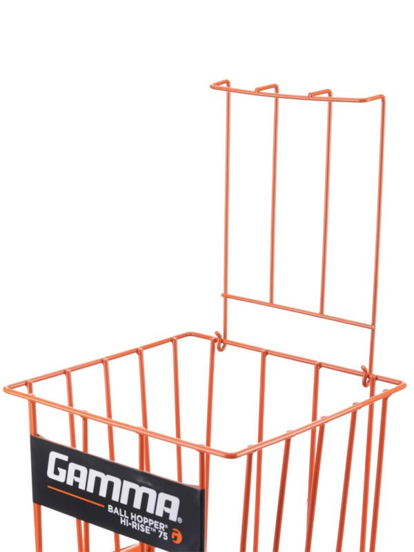 Gamma Ballhopper Hi-Rise wWheels 75 Balls Orange_3 Gamma Pick Up Basket (75 Balls) - With Wheels